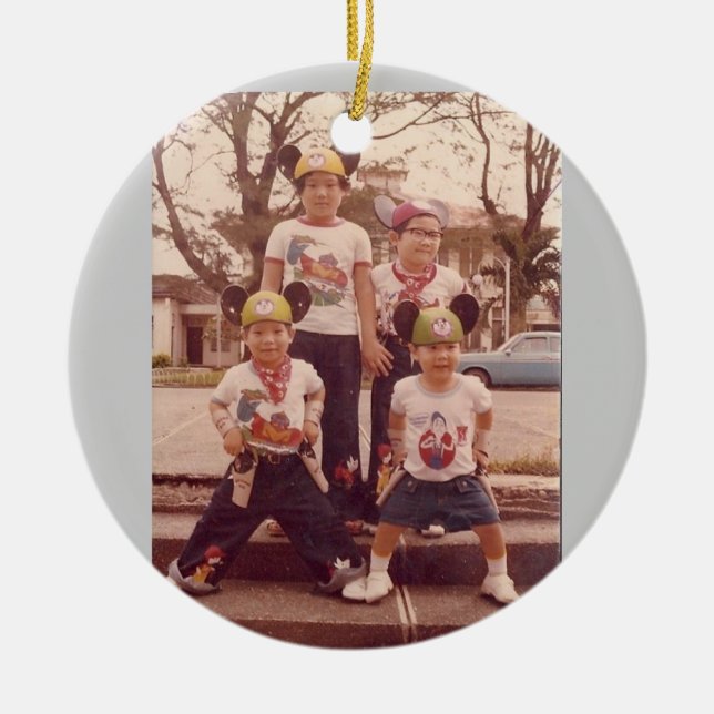Mickey Wongs Keramik Ornament (Vorne)