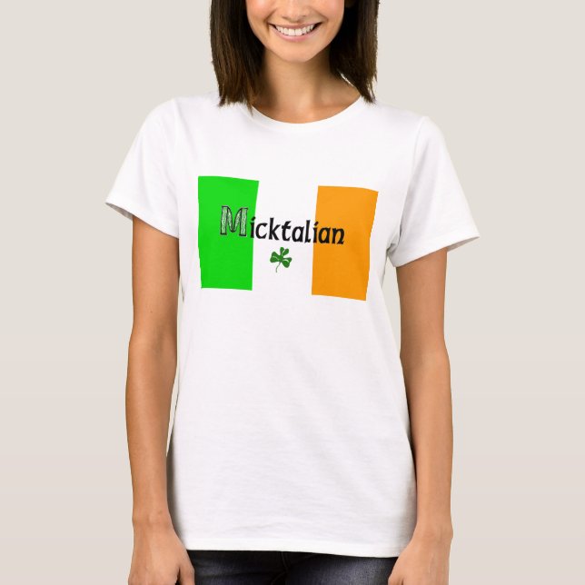 Micktalian der langen das Shirt Hülsen-Frauen (Vorderseite)