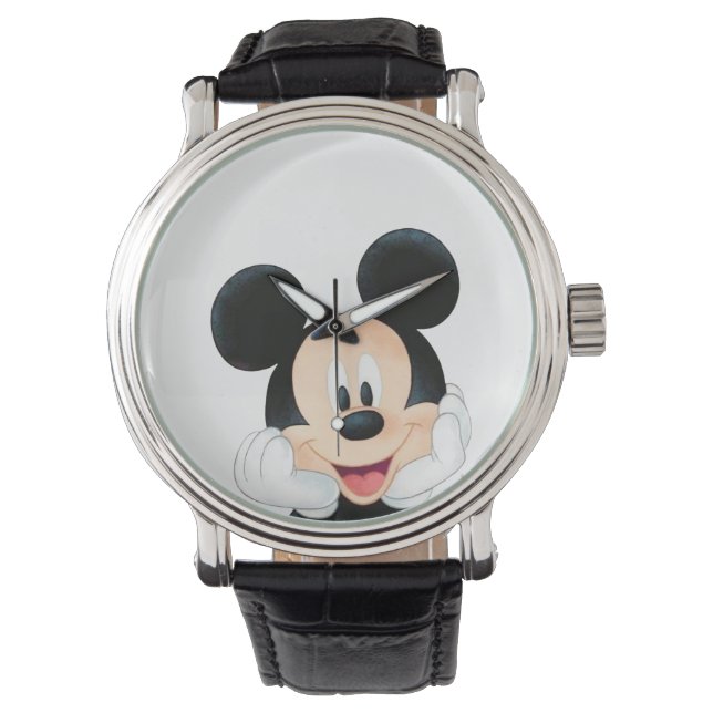 Micky Maus Armbanduhr (Vorderseite)