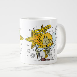 Micol - der fröhliche Sternenengel Lendenkissen Jumbo-Tasse
