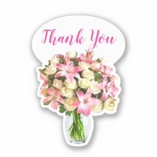 Micro Wedding Danke Stickers Aufkleber