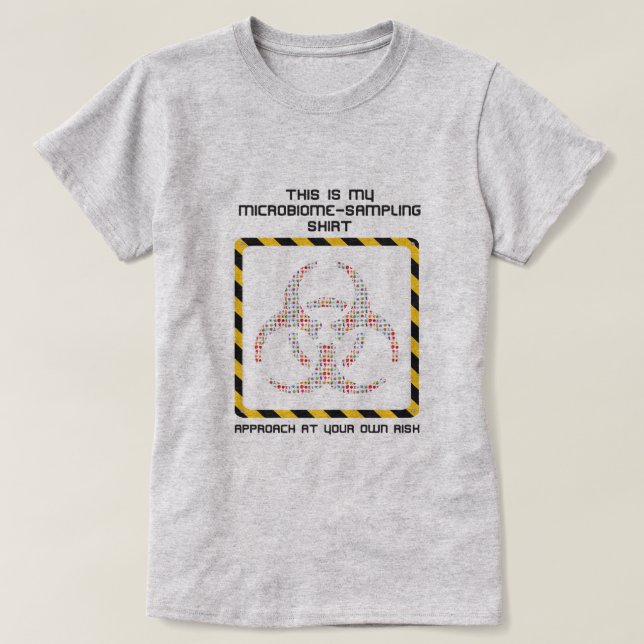 Microbiome Probenahme-Shirt (Biogefährdung) - T-Shirt (Design vorne)