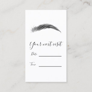 Microblading Brows Salon Terminkarte