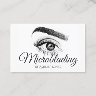 Microblading Eyebrows & Lashes Salon Visitenkarte