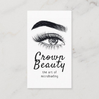 Microblading , Eyebrows, Permanent Makeup Visitenkarte