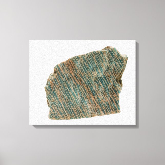 Microcline, Variety Amazonit, Ontario, Kanada Leinwanddruck (Vorderseite)