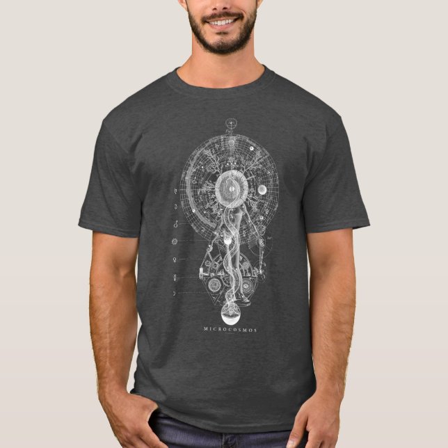 MICROCOSMOS GODHEAD  Occult Sacred Geometry T-Shirt (Vorderseite)