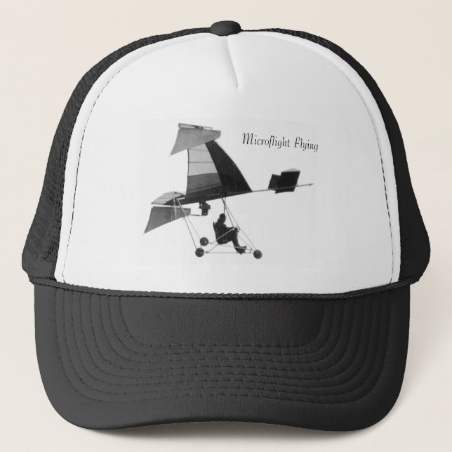 Microflight-Hut Truckerkappe (Vorderseite)