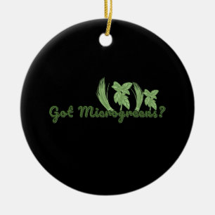 Microgreens Garening Keramik Ornament