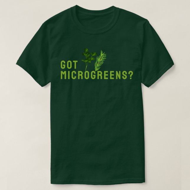 Microgreens Garening T-Shirt (Design vorne)