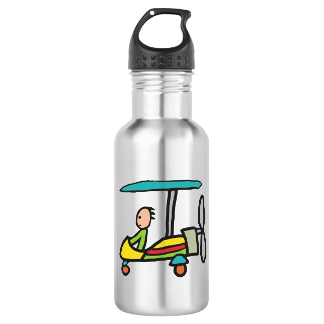 Microlight Edelstahlflasche (Vorderseite)
