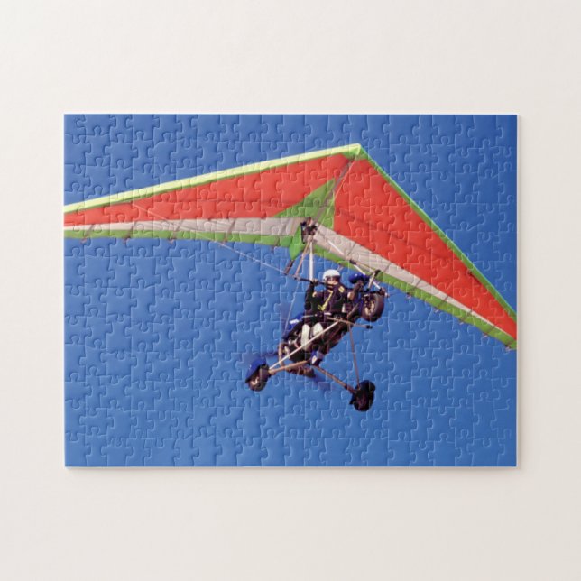 Microlight Flying in Sky, Western Cape (Horizontal)