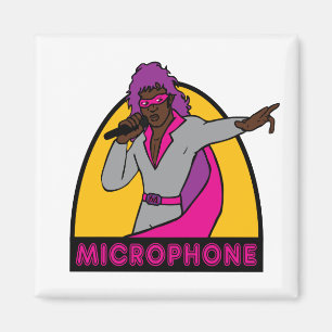 Microphone - aimant