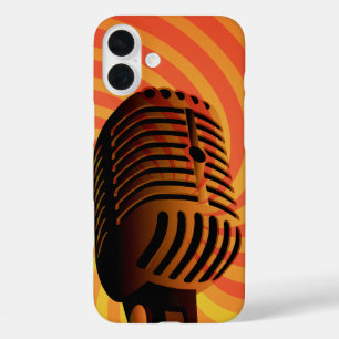 Microphone rétro personnalisé coque Motorola