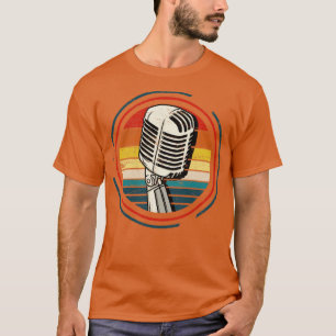 Microphone Retro Singer T-Shirt