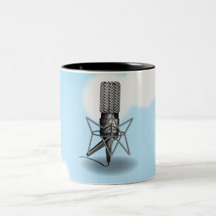 Microphone Sky Zweifarbige Tasse