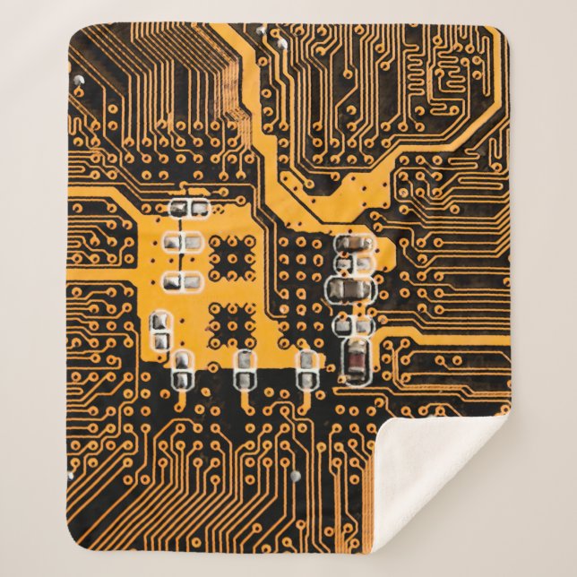 Microschema texture illustrationchip,micro,backgro sherpadecke (Vorderseite)