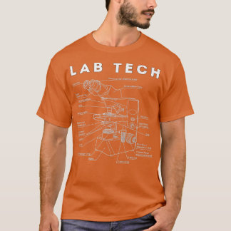 Microscope Science Technician Labrador Technician  T-Shirt