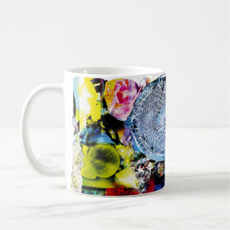 Microscopique art marin : Tasse bleue Thalassiosir