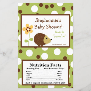 Microwave Popcorn Wrapper Forest Friends Igel
