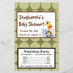 Microwave Popcorn Wrapper Jungle Play Flyer