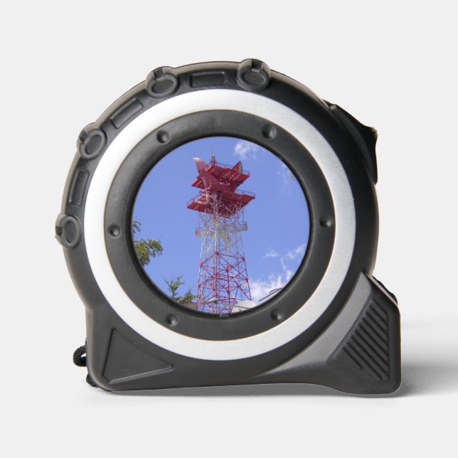 Microwave Relay Radio Telecom Tower Maßband (Vorderseite)