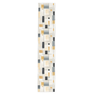 Mid Century Abstract Mittelgroßer Tischläufer