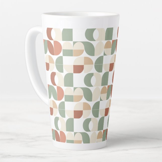 Mid Century Geometric  Milchtasse (Linke Ecke)