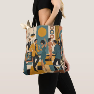 Mid Century Hip Martini Tanzparty Tasche