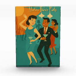 Mid Century Martini Dance Party Fotoblock