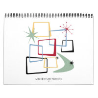 Mid Century Modern #3 Original Retro Art Calendar