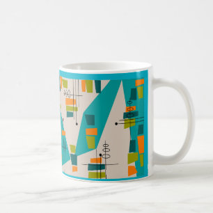 Mid-Century Modern Abstract #55 Kaffeetasse