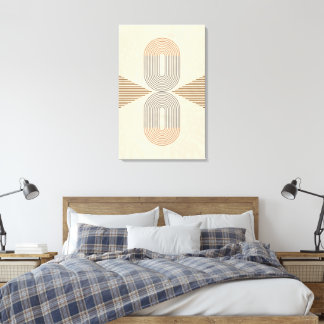 Mid-Century Modern Abstract Wall Art  Leinwanddruck