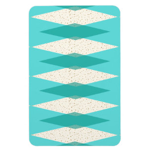 Mid Century Modern Argyle Flexibler Magnet