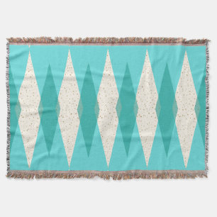Mid Century Modern Argyle-Wurfdecke Decke