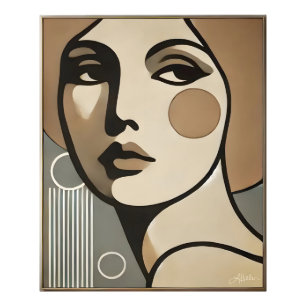 Mid Century Modern Art Der Blick Mid Century Mode Fotodruck