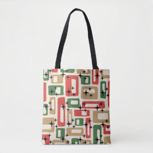 Mid Century Modern Atomic Weihnachten Tasche