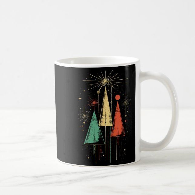 Mid Century Modern Christmas  Kaffeetasse (Rechts)