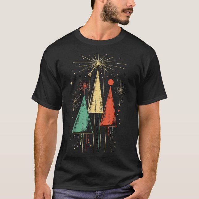Mid Century Modern Christmas  T-Shirt (Vorderseite)
