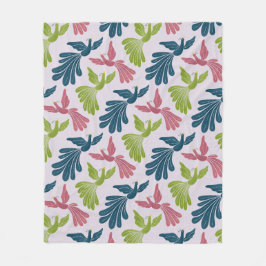 Mid-Century Modern Firebirds Fleecedecke