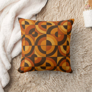 Mid-Century-Modern-Geometrisches-Abstraktes-Muster Kissen