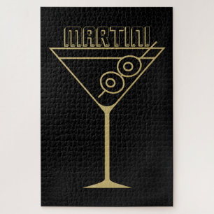 Mid Century Modern Gold 2 Oliven-Martini