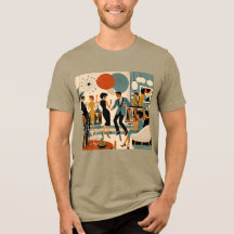 Mid Century Modern Hip Martini Tanzparty