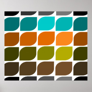 Mid-Century-Modern inspirierter Kunstposter #2 Poster
