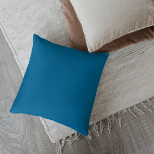 Mid-Century Modern Jetsetter Blau Kissen