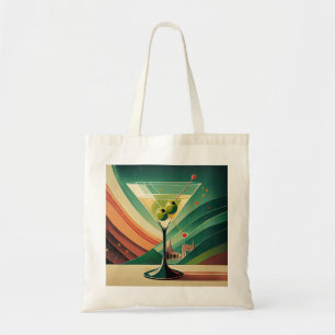 Mid Century Modern Martini Reise Kathedralenblick Tragetasche