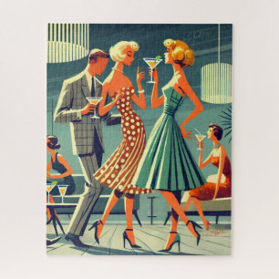 Mid Century Modern Martini Tanz Cocktailparty