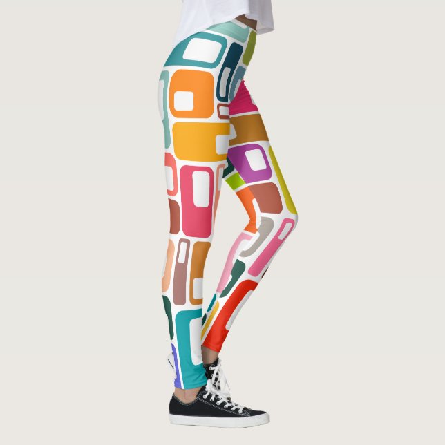 Mid-Century Modern Pattern Leggings (Rechts)