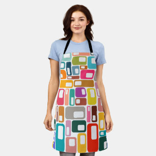 Mid-Century Modern Pattern Schürze