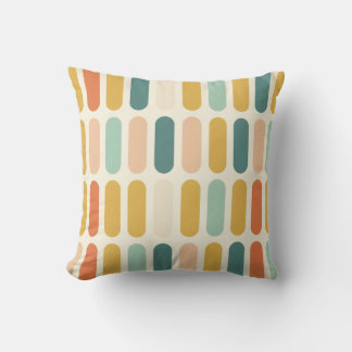 Mid-Century-Modern-Retro-geometrisches-Kapselmuste Kissen